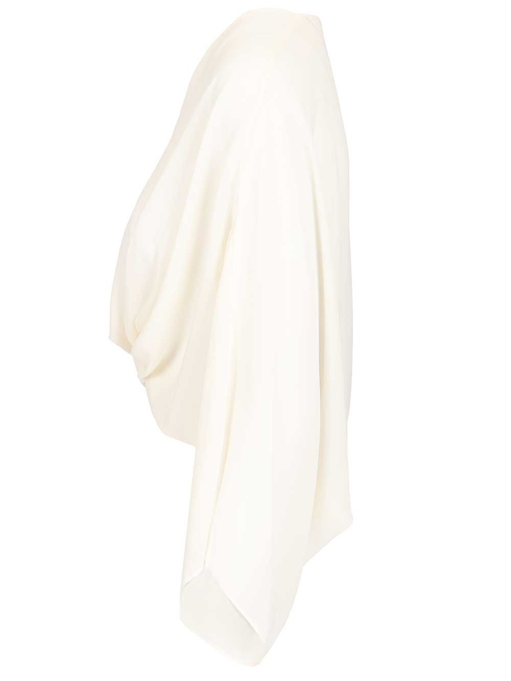 Mm6 Maison Margiela Long-Sleeved Top Top - Bianco | 86e0c34138d9986b7936faca8e163772f9162f9b