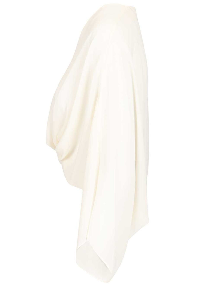 Mm6 Maison Margiela Long-Sleeved Top Top - Bianco | 86e0c34138d9986b7936faca8e163772f9162f9b