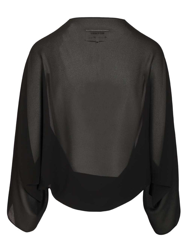 Mm6 Maison Margiela Long-Sleeved Top Top - Nero | b54a95a00f03ece14ac11fde29ee511e6a5993b2