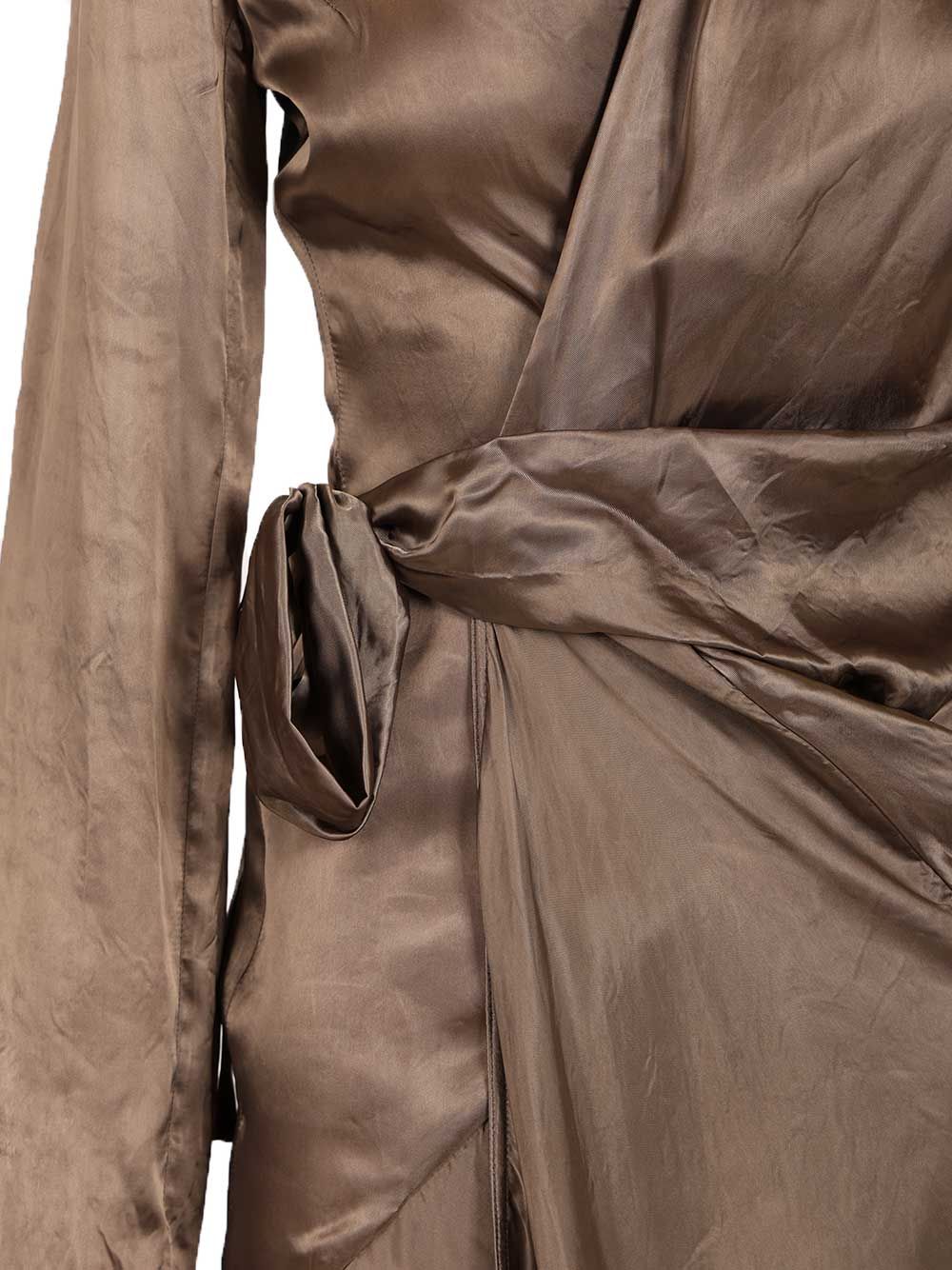Rick Owens Wrap Gown Dress Abiti - Marrone | 9a62de70c1e7fb293bc32b9a4e0b581266ffba50