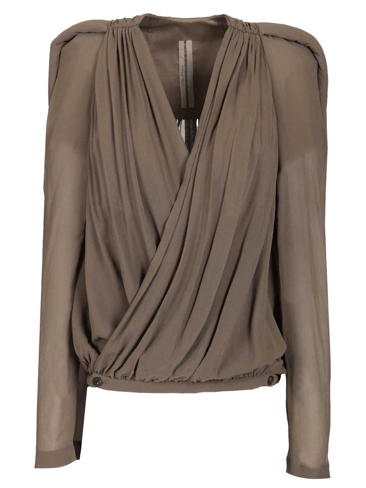 Rick Owens Maria Casual Jacket Giacche - Grey | 1f6a405ab217af46308980ae4b64ca6dfa9d3518