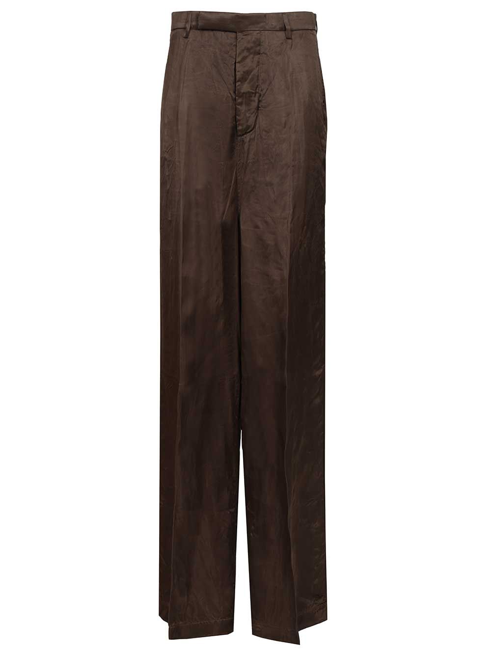 Rick Owens Tailored Firebanks Trousers - Marrone | 8a6d98b4d86f21ff796312f8868c7de84e81df47