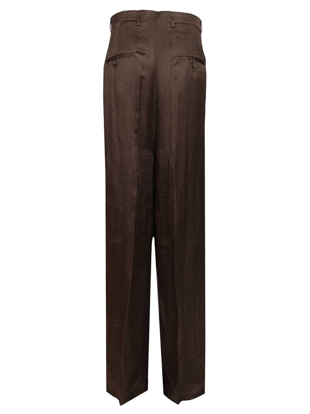 Rick Owens Tailored Firebanks Trousers - Marrone | 0e493237bdb86c1ff42f552a35b9eb01c2946c34