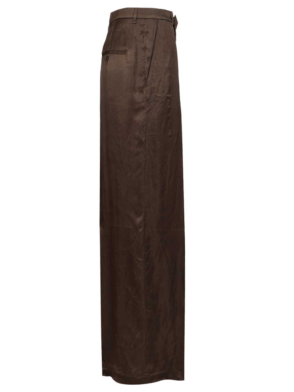 Rick Owens Tailored Firebanks Trousers - Marrone | 75edda4704c78085750aeb51d174b14929f0b507