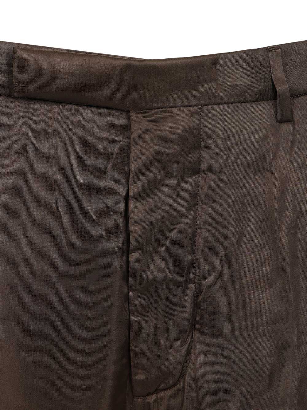 Rick Owens Tailored Firebanks Trousers - Marrone | 998b0540358de1cce290a1b3f74b64750108943f