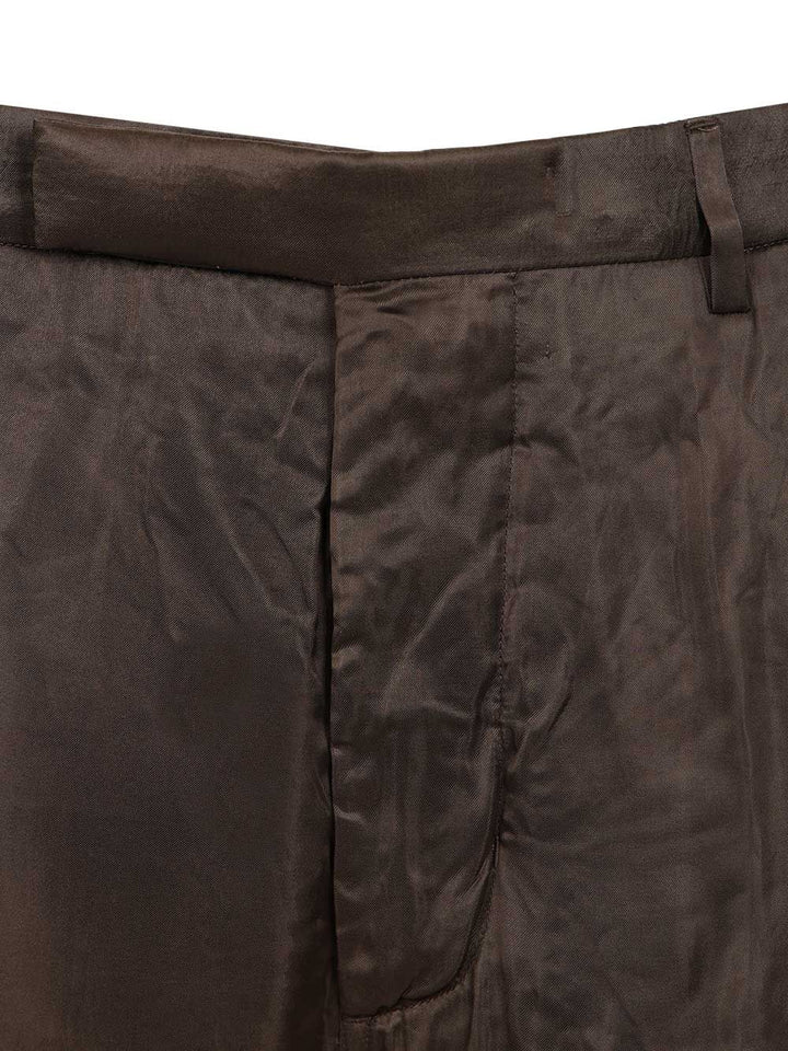 Rick Owens Tailored Firebanks Trousers - Marrone | 998b0540358de1cce290a1b3f74b64750108943f