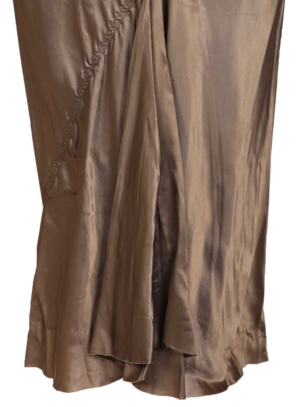 Rick Owens Knee Bias Midi Skirt Gonne - Beige | 48e47695021f65849f55e23979d9e5052601a9e9
