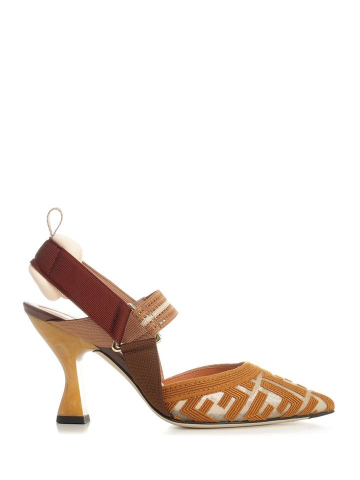 Fendi Colibrì Decollete - Beige | ac11554df92429ecfa17fada5fde41a20dce4a0a