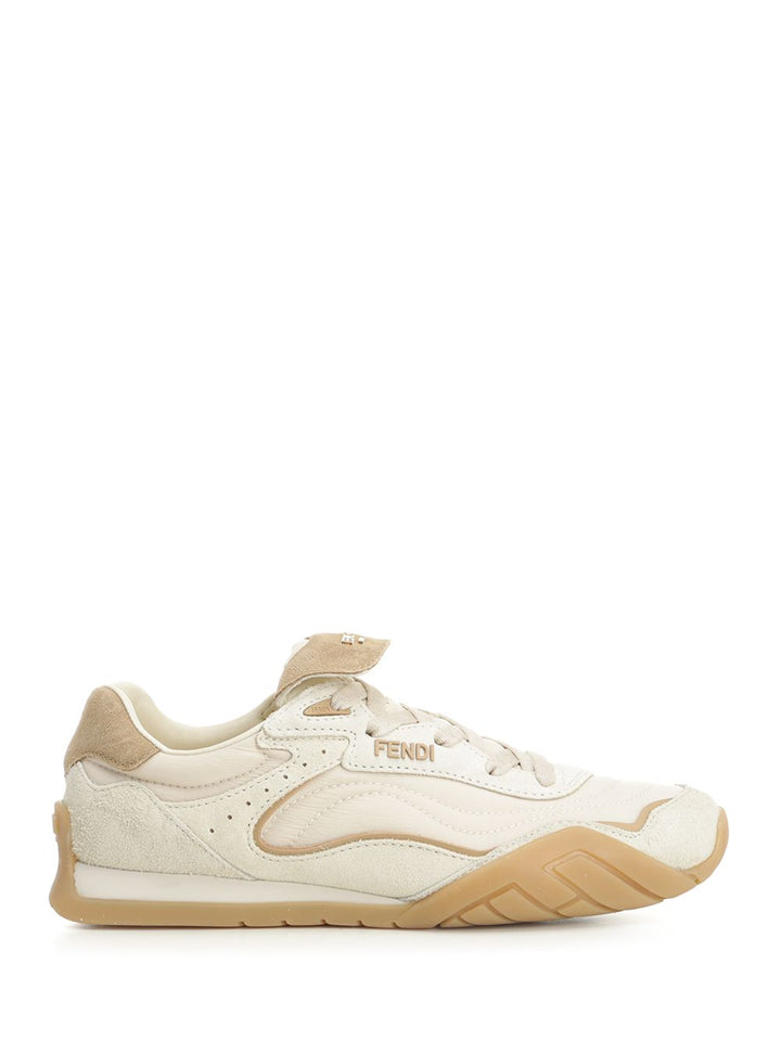 Fendi Fendi Wave Pulse Sneakers - Bianco | 059429af2608963f2827f859b7a9222ae1a0bda3