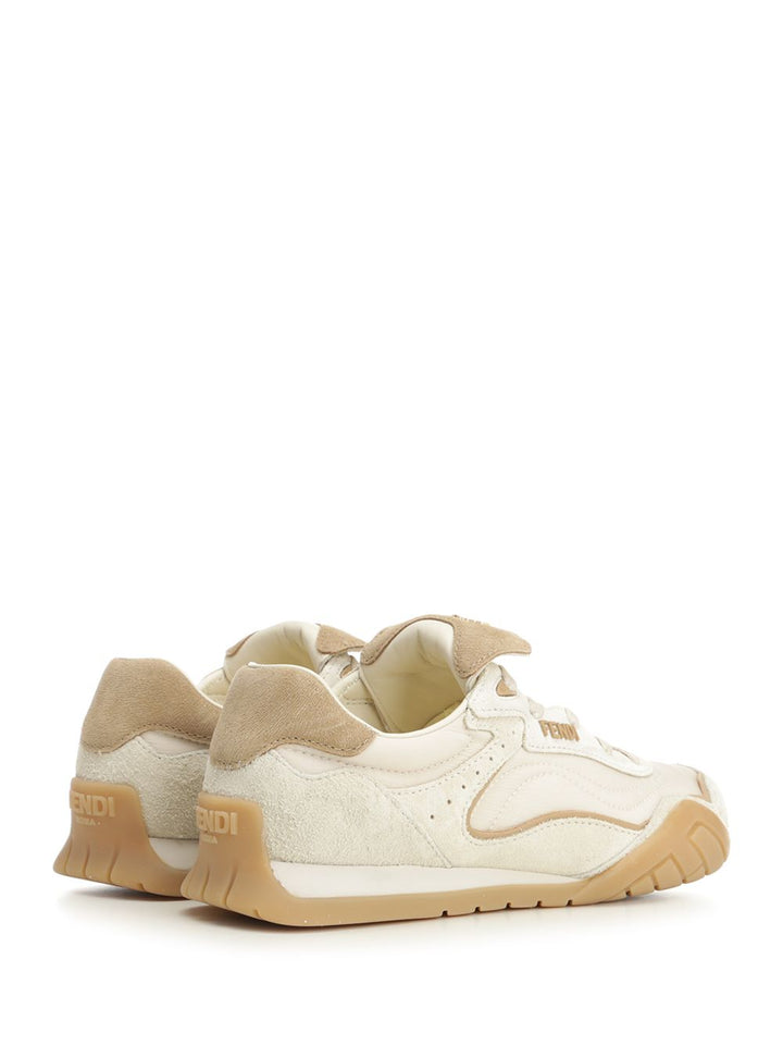 Fendi Fendi Wave Pulse Sneakers - Bianco | 66440fb3313c2d9b58e39fe3e9766012c1898017