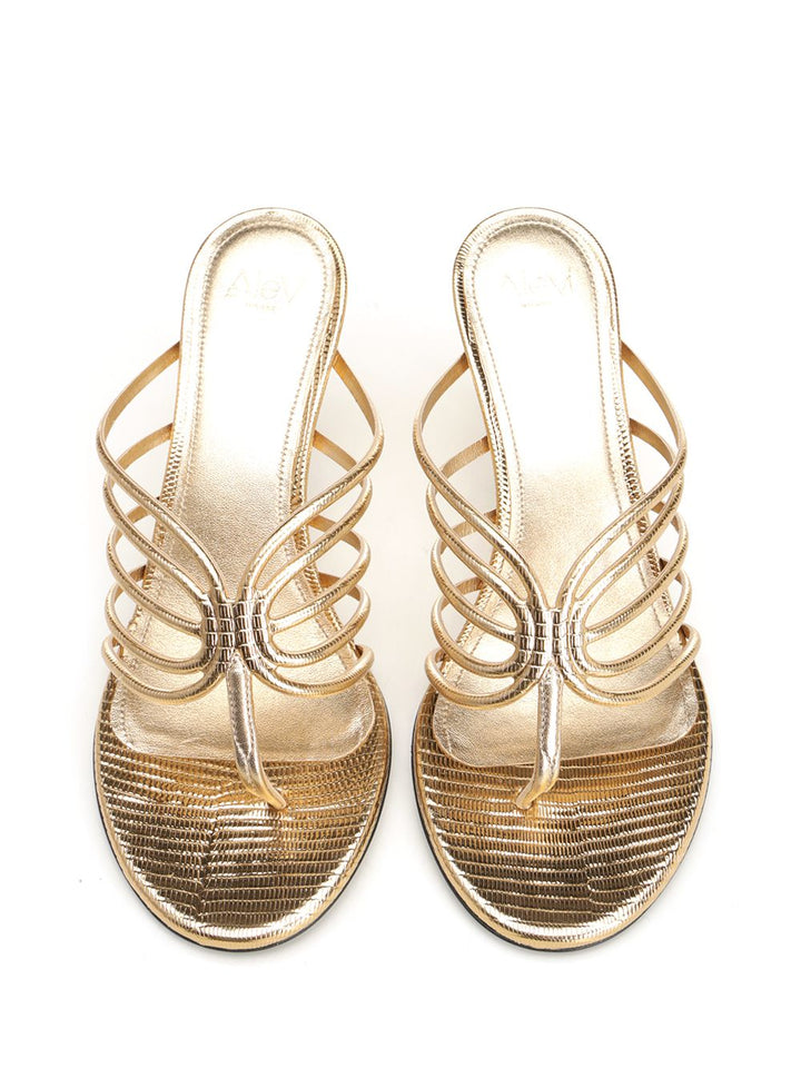 Alevi' Milano Lady 75 Mule Sandali - Oro | 2028a745daddb1b1b6327010fa631013b935a23b