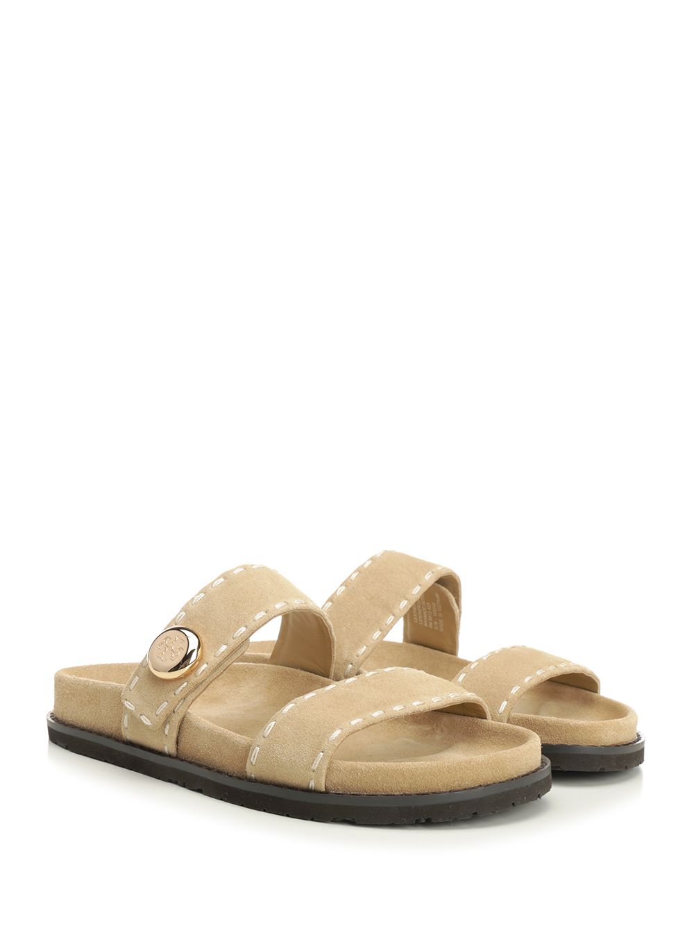 Tory Burch Romy Slider Sports Sandal Sandali - Beige | 1f53badc6e8e428ac68e8b973a1cbd5339e9cc5d