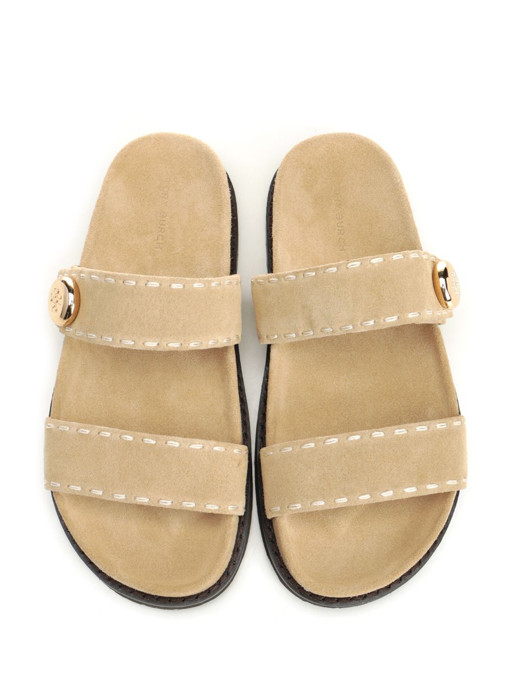 Tory Burch Romy Slider Sports Sandal Sandali - Beige | f288294a04a9f3df4532fe7c7f7141f0750e7b2c