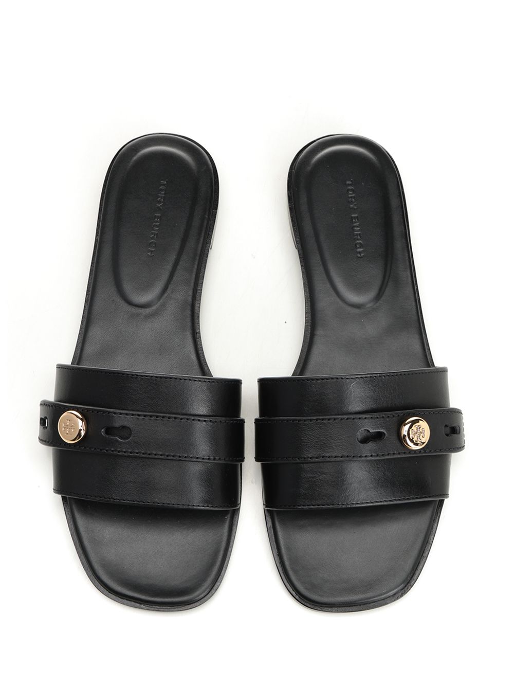 Tory Burch Romy Slider Sandal Sandali - Nero | 19ba8b5fb8bc59396266d664a5f05d7111185149