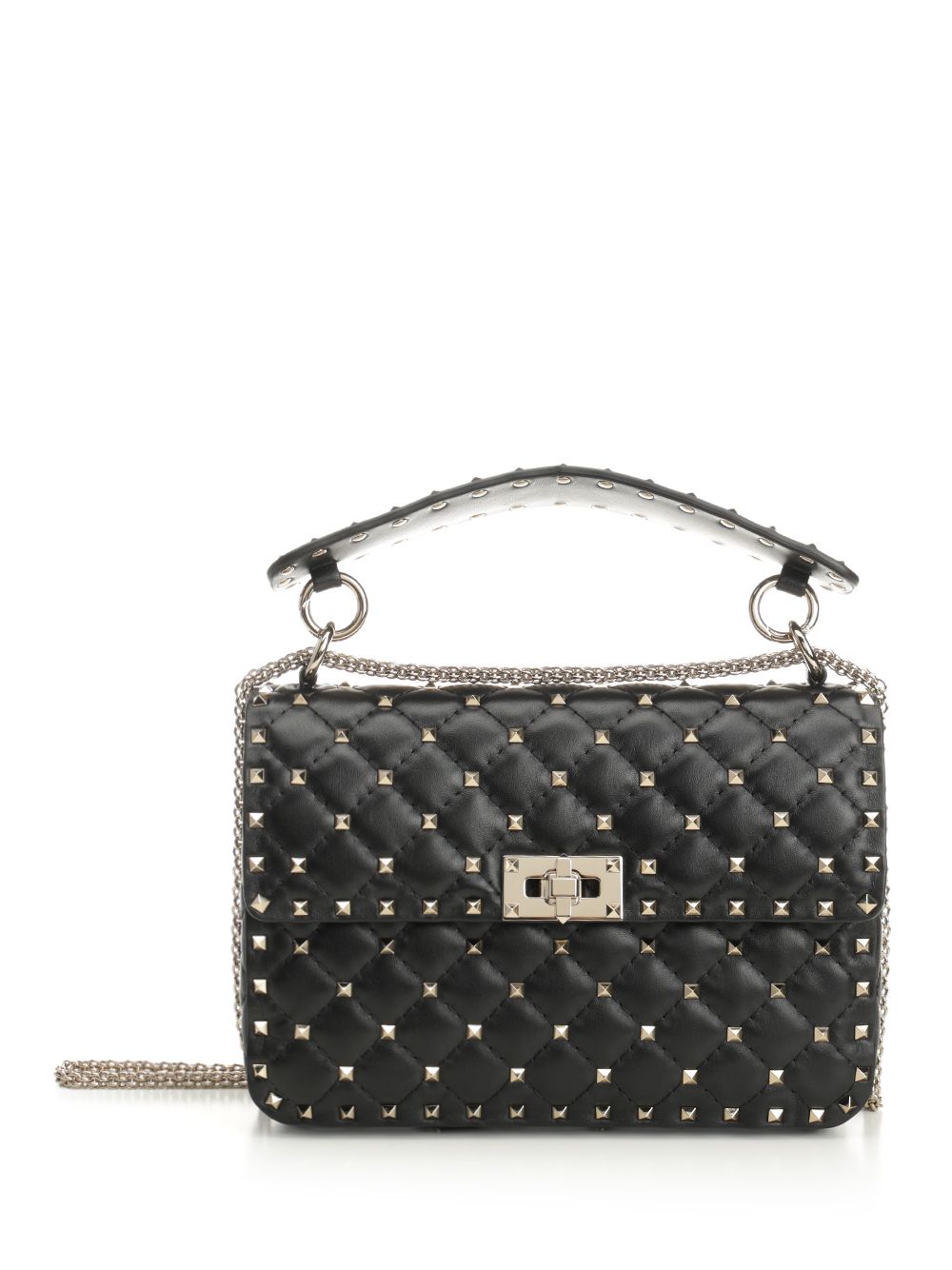 Valentino Garavani Rockstud Spike Shoulder Bags - Nero | 38984b70c3c4df132b96c6a18f7a56956a42c145
