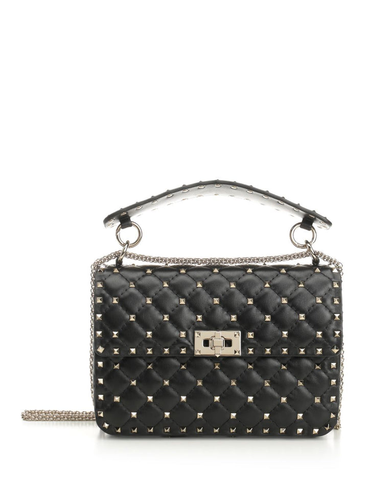 Valentino Garavani Rockstud Spike Shoulder Bags - Nero | 38984b70c3c4df132b96c6a18f7a56956a42c145