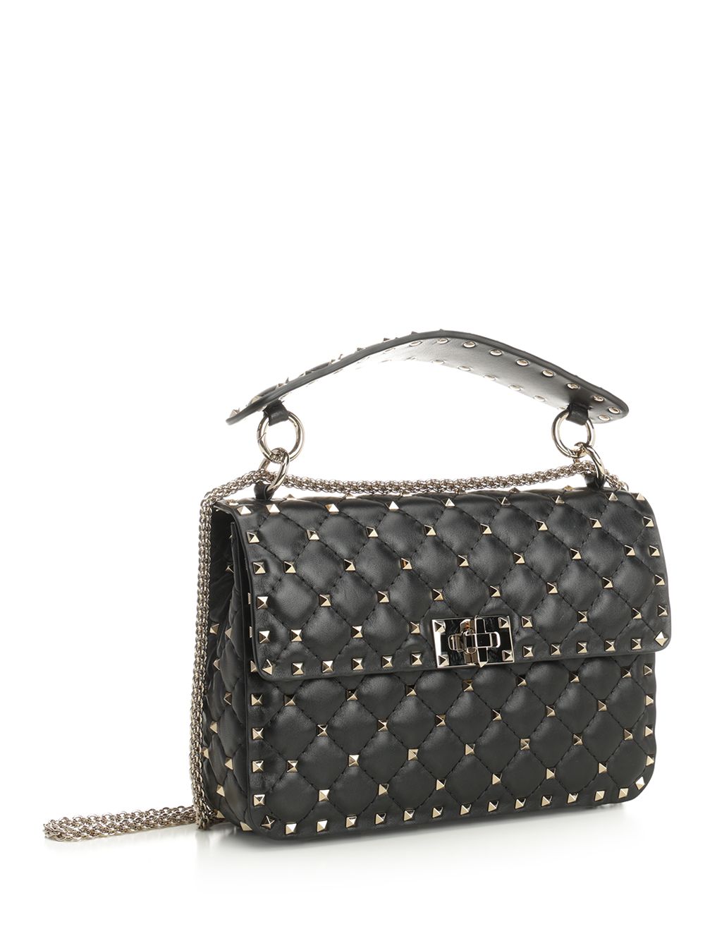 Valentino Garavani Rockstud Spike Shoulder Bags - Nero | 3d98d89111d71eff9f77b036be38b65149c591c0