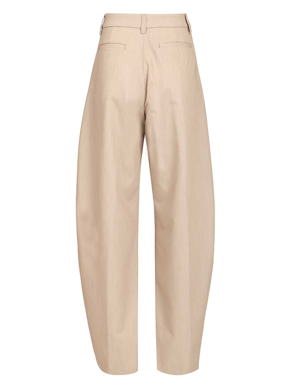 Thelatest Dina Trousers - Beige | 36a97e18721202ab10b301790f90980c59779181