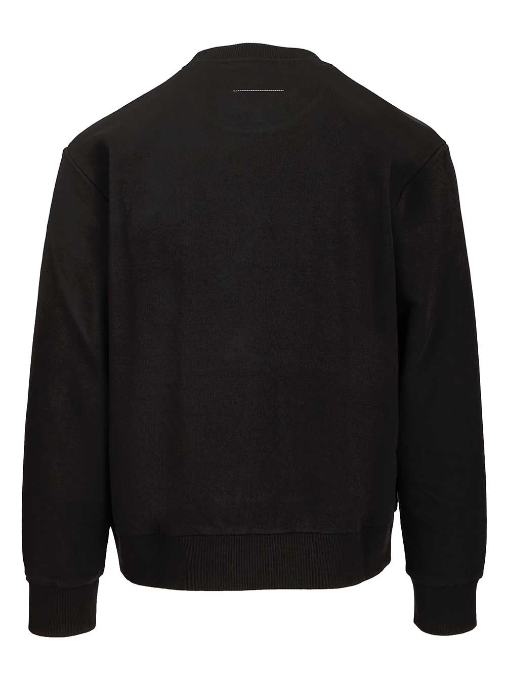 Mm6 Maison Margiela Spray Print Sweatshirt Sweatshirts - Nero | 3f24b790d4aada5b47c34055de7f81e40cb0baca