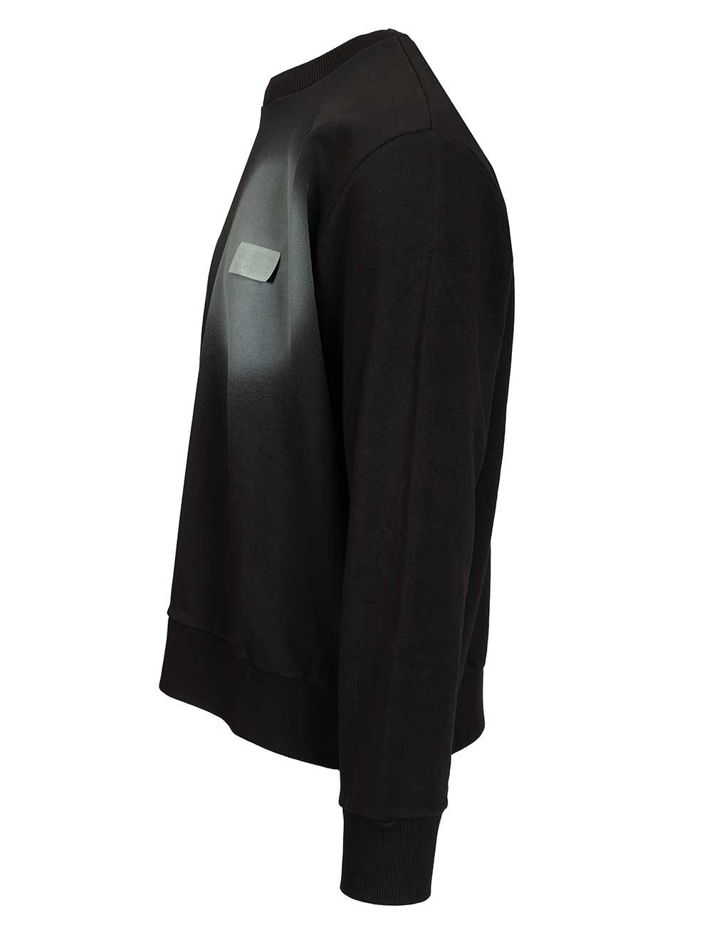 Mm6 Maison Margiela Spray Print Sweatshirt Sweatshirts - Nero | 1b7d704f7fa5e92a8998a821a1f1ca1f30bdd90a
