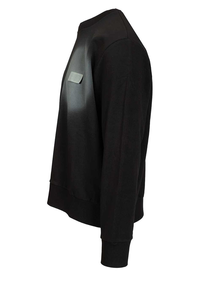 Mm6 Maison Margiela Spray Print Sweatshirt Sweatshirts - Nero | 1b7d704f7fa5e92a8998a821a1f1ca1f30bdd90a