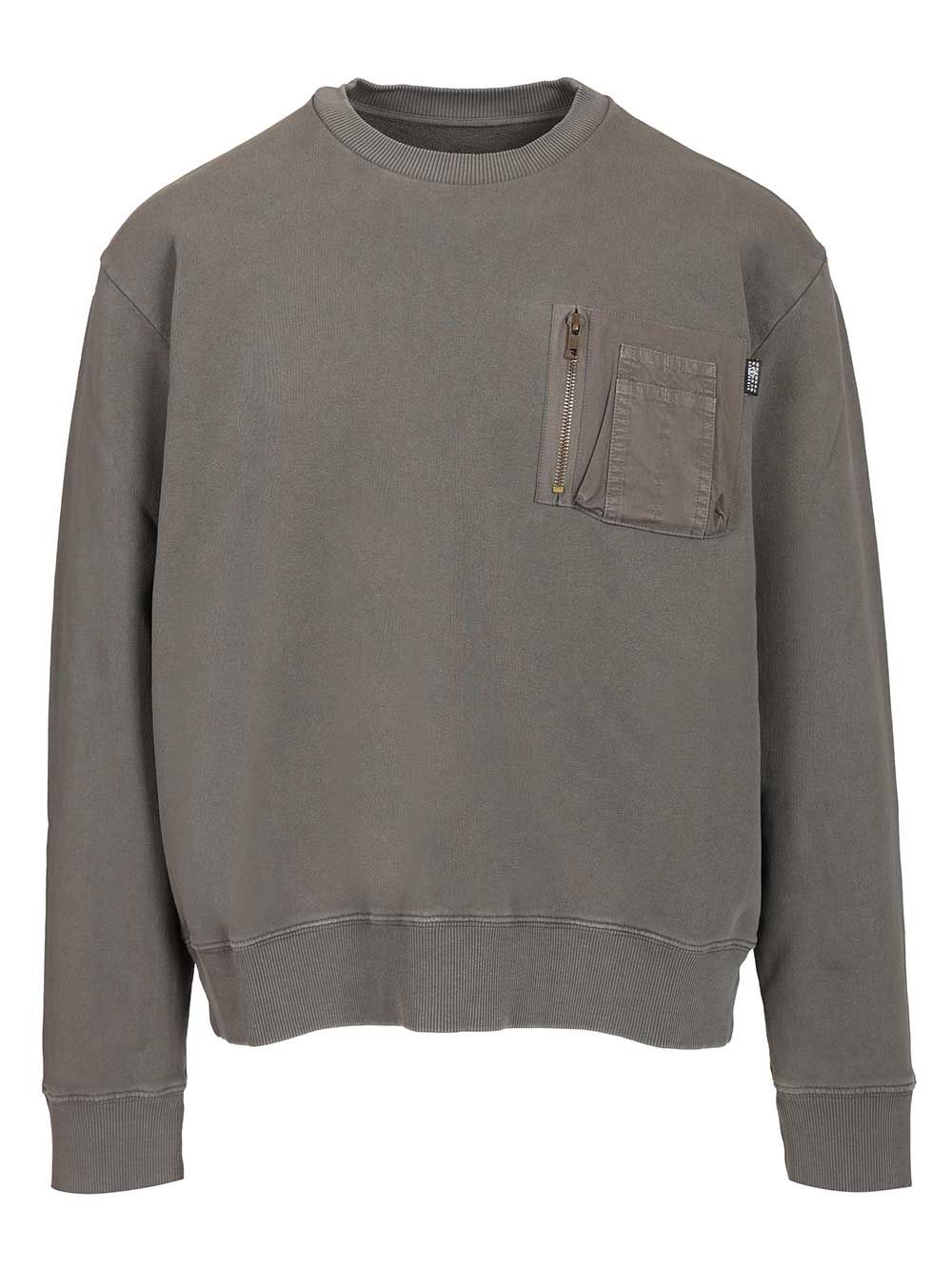 Mm6 Maison Margiela Cotton Sweatshirt Sweatshirts - Grey | ef27dd854ad646a1dfbd6faf9e756fb194701c0f