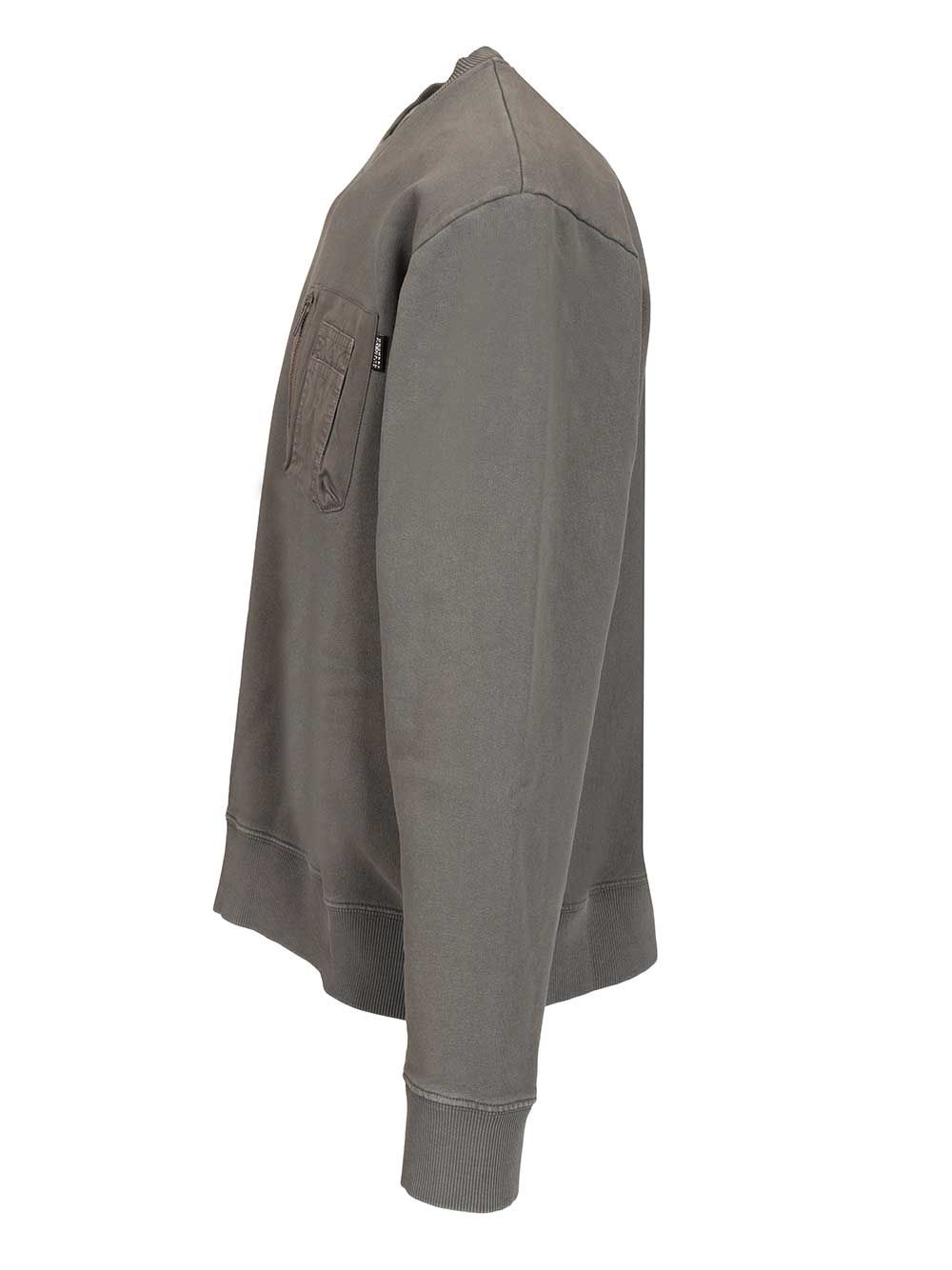 Mm6 Maison Margiela Cotton Sweatshirt Sweatshirts - Grey | f3e2f1b75bf1b59b388851d82941047d4cbec17b