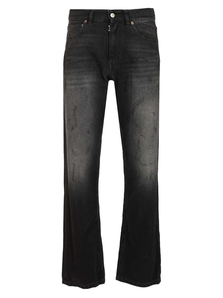 Mm6 Maison Margiela Straight-Leg Jeans - Nero | 5ec011b7f1e1dff80501cd6cf20a1fe81c561db8