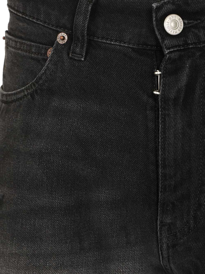 Mm6 Maison Margiela Straight-Leg Jeans - Nero | 04981f6d9377fd9cf31f090a0e62bde4efd7ebea