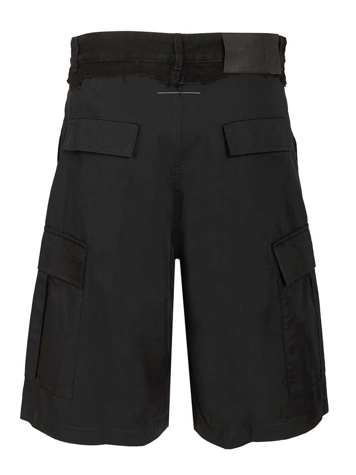 Mm6 Maison Margiela Shorts Trousers - Nero | af5fd66bfa884d403efd06f5a07712307df0eb02