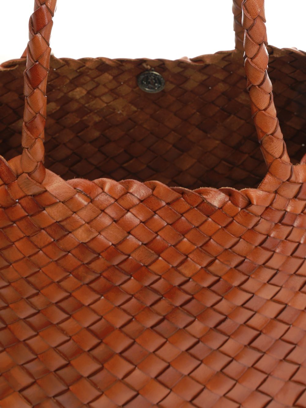 Dragon Diffusion Santa Croce Big Woven Leather Tote Bag Shoulder Bags - Marrone | 312f7bb8f0af4cb973e76f358d4ff9ff60e5ef26