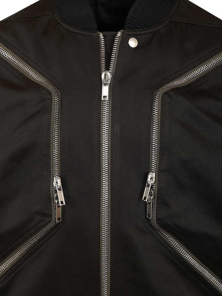 Rick Owens Heizer Flight Nylon Jacket Giacche - Nero | c7f35438d42dab27031e3fd019df34d7e83289f2