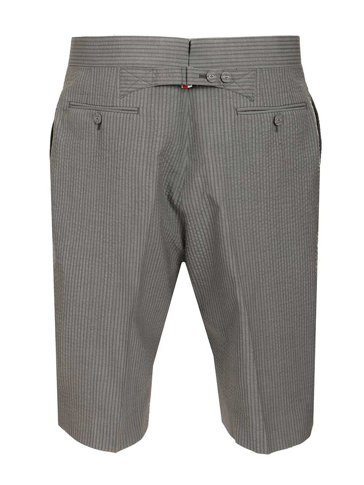 Thom Browne Seersucker Shorts Giacche - Grey | 5ebcecbdbcd3b7028ad44658d7e2fb8c40aa6182