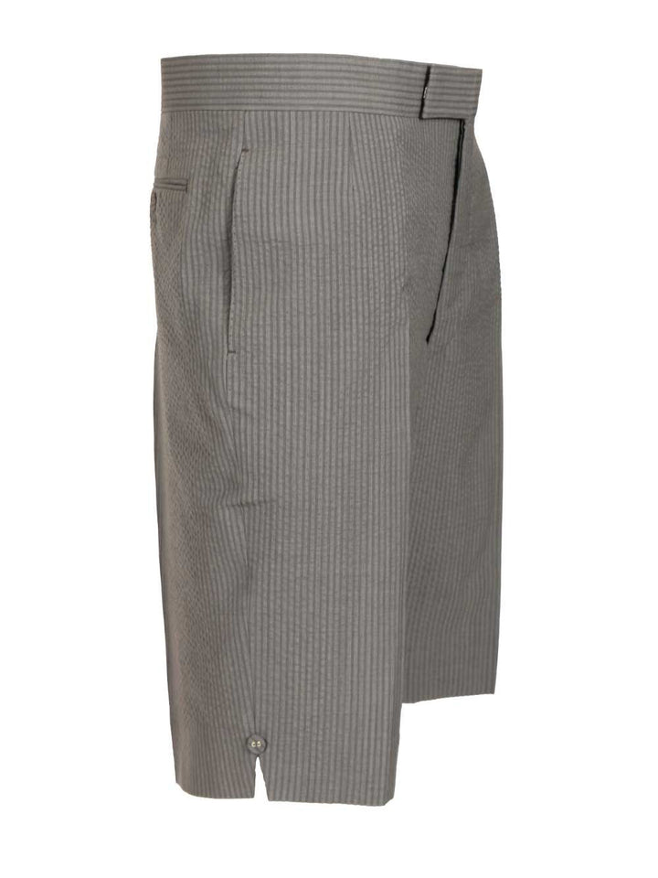 Thom Browne Seersucker Shorts Giacche - Grey | 42466b76400edba3cc6589939b631683721b7799