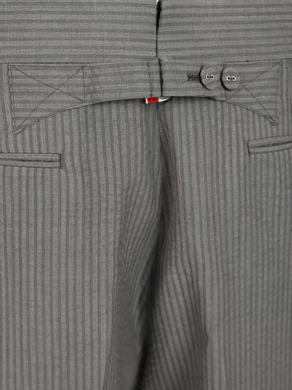 Thom Browne Seersucker Shorts Giacche - Grey | 1d433bca6a61e85bbec03867de7e0d351f723c2c