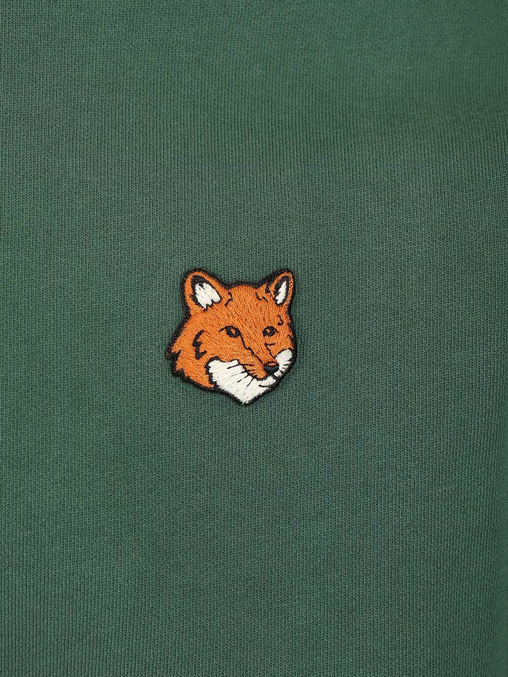 Maison KitsunÉ Fox Head Sweatshirt Sweatshirts - Verde | e8636d828fa6b5525205c815c5247558ac57cf8f