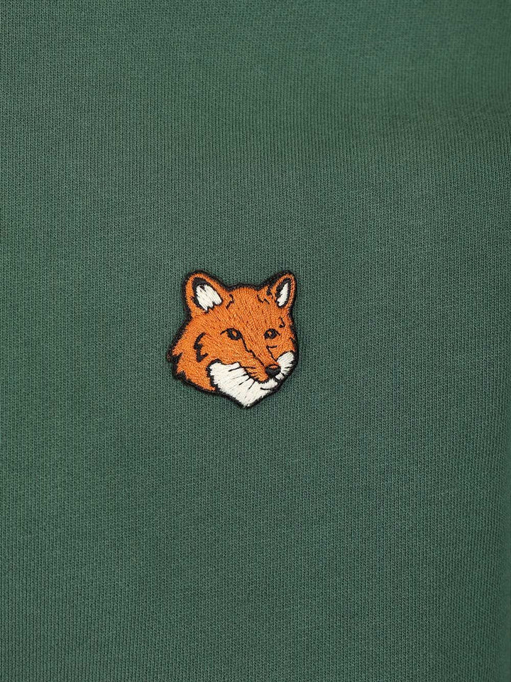 Maison KitsunÉ Fox Head Sweatshirt Sweatshirts - Verde | e8636d828fa6b5525205c815c5247558ac57cf8f