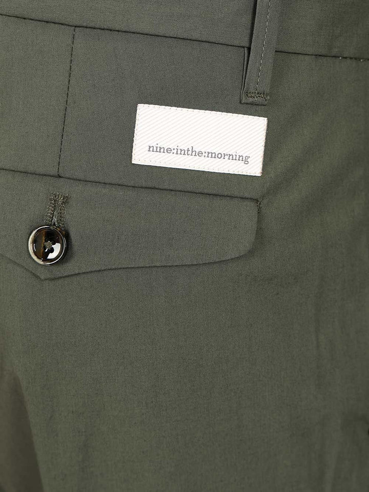 Nine In The Morning Straight Trousers - Verde | 199250ef786410028abfbef8241674b7e9816967