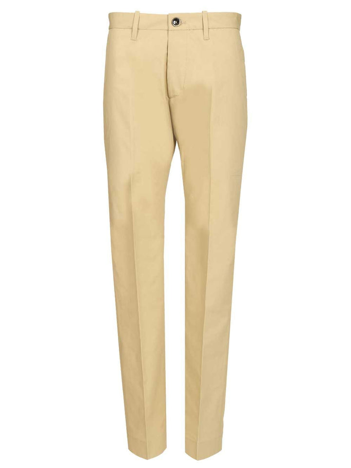 Nine In The Morning Straight Trousers - Beige | 28d59b03a0aecb51bf0b3e5aa00dcdb652cd6609