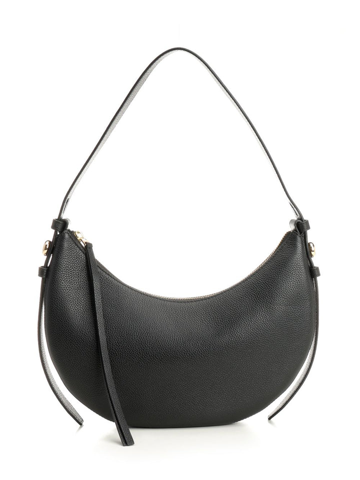 Tory Burch Romy Half Moon Bag Shoulder Bags - Nero | cca192f1a7f0305d018512bf48029b0829f22d80