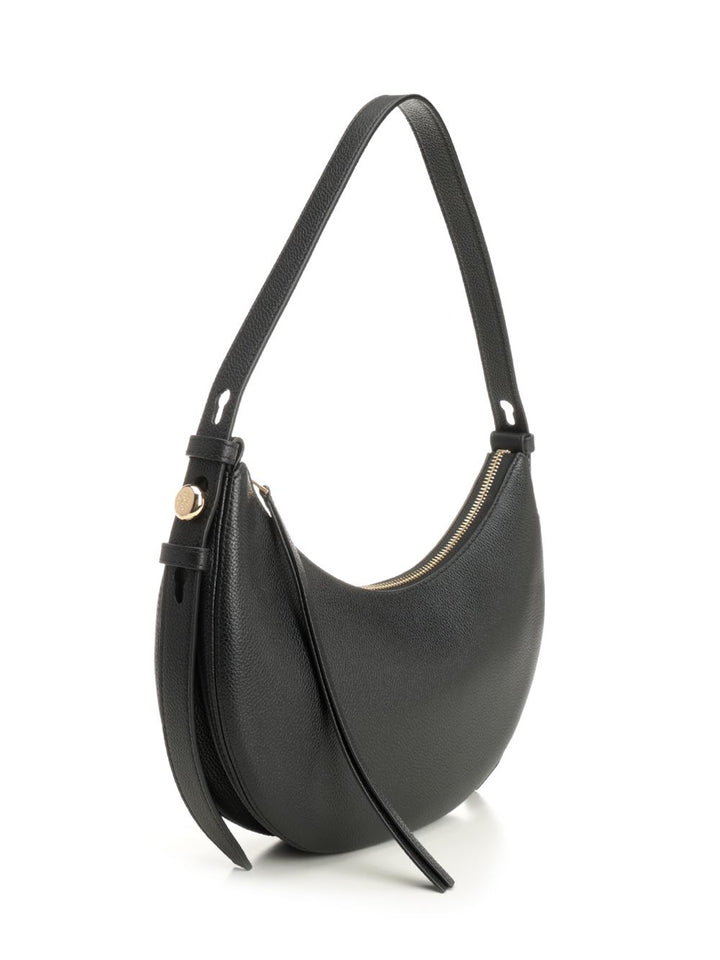 Tory Burch Romy Half Moon Bag Shoulder Bags - Nero | 18e9cb3ed7cb0d6ed935887afcc759a7160447ac