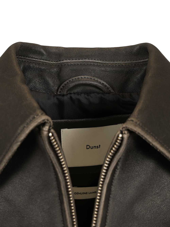 Dunst Drizzler Leather Jacket Giacche - Nero | 767b9feed5a7a6514fa97518633fe8a886af59d8