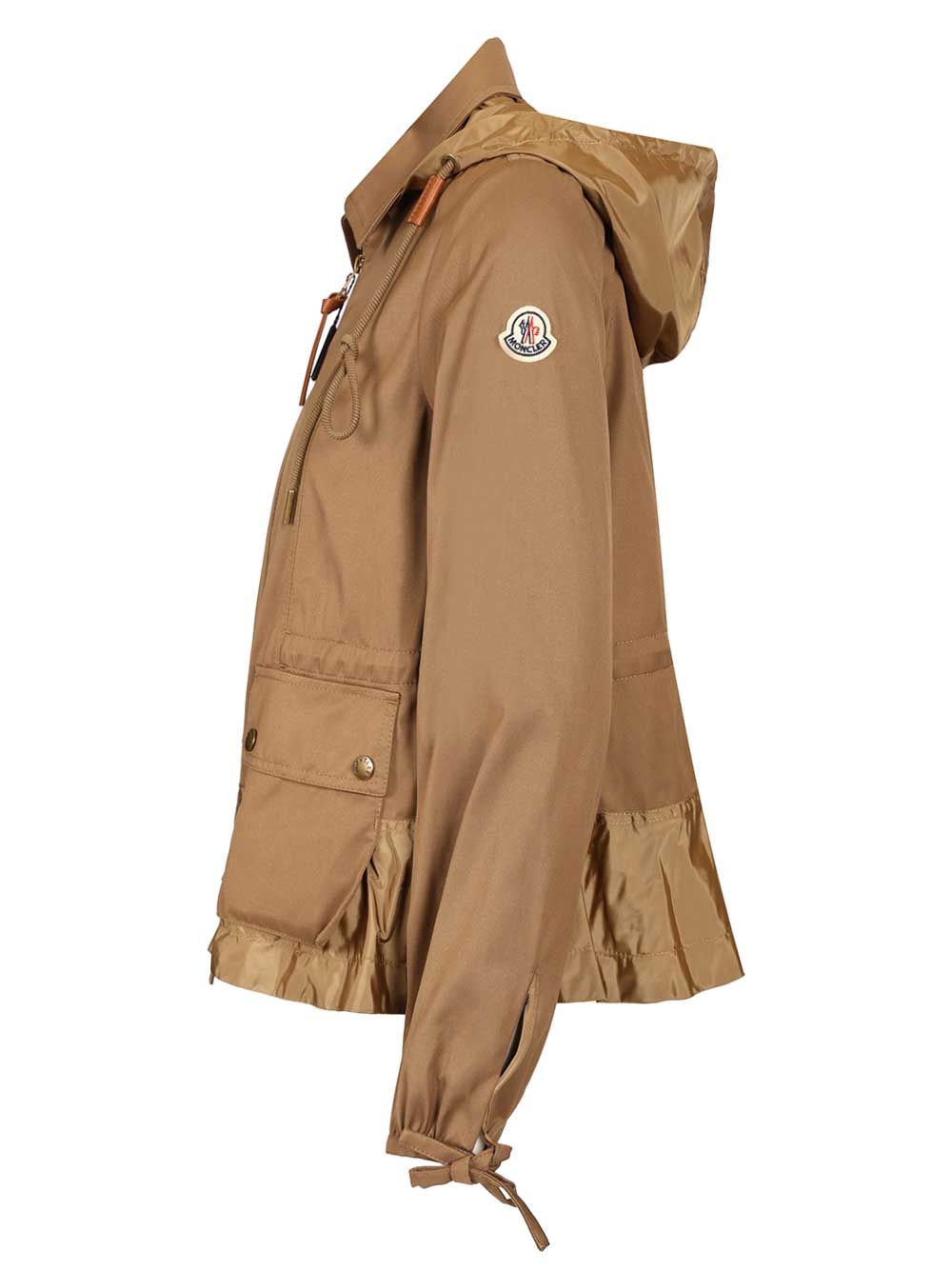 Moncler Adenium Hooded Jacket Giacche - Beige | efaa41930e0defeff208c6a2e356bf091ef60038