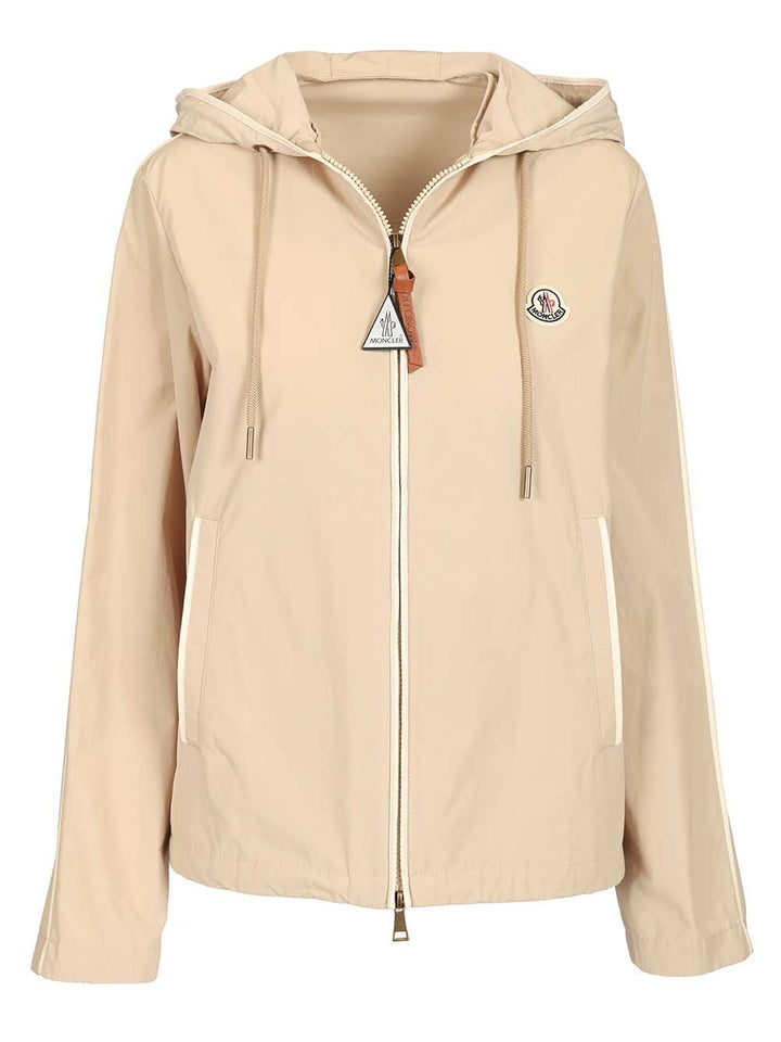 Moncler Sarracenia Hooded Jacket Giacche - Beige | 114769e09383287ea28a7f917926ee560b337bc0