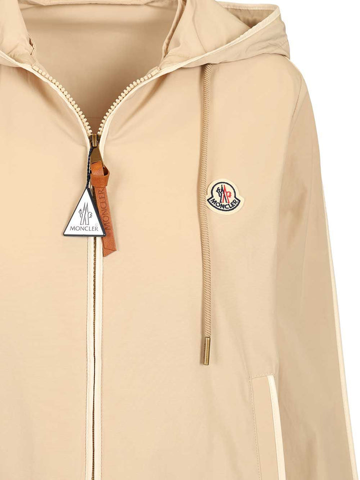 Moncler Sarracenia Hooded Jacket Giacche - Beige | 479104278b2d9698c5628ca298250c45b0482020