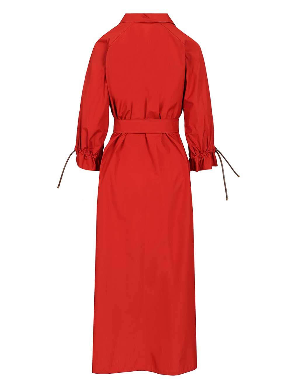 Max Mara Oversized Dress Abiti - Rosso | 11145d828ae298f39579a8b7ffbad27daac10193