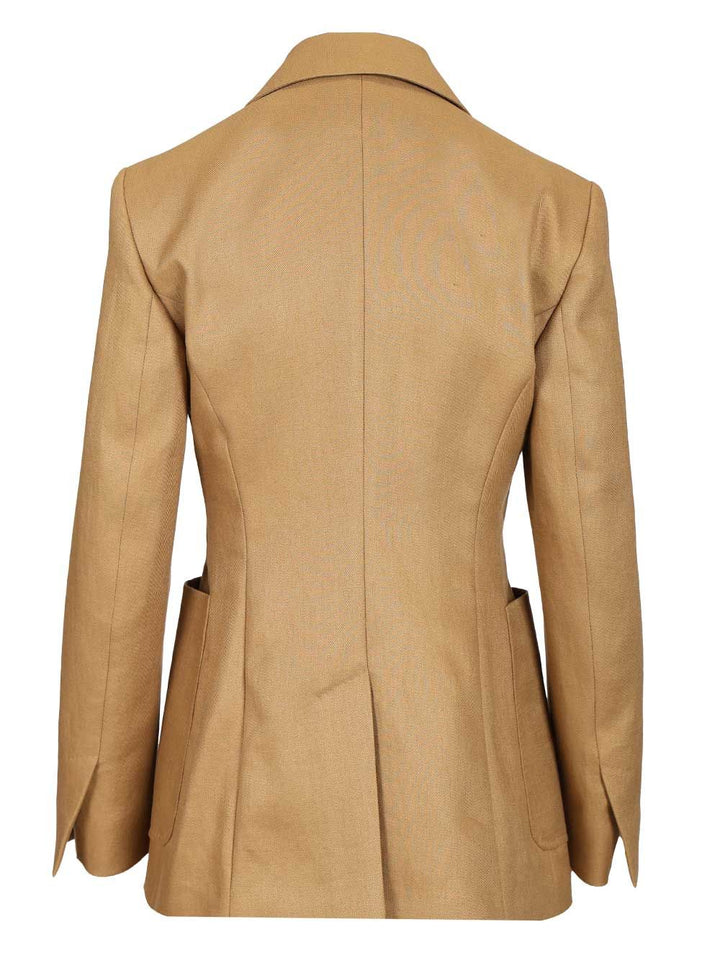 Max Mara Linen Blazer Giacche - Beige | fdd26bc265c2c53707b120e4d15cd98f5ae5d7ee