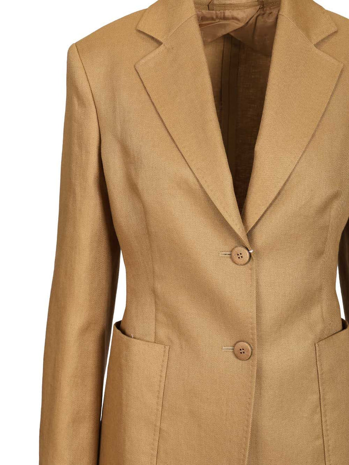 Max Mara Linen Blazer Giacche - Beige | 2fc7b9dde69cdfe5ce81bf92ee9c73cc844a4a5c