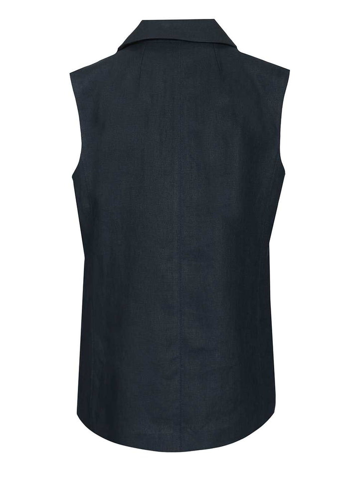 'S Max Mara Double-Breasted Vest Giacche - Blu | 7cfc5655425948eecad872feddd07f8992feba70