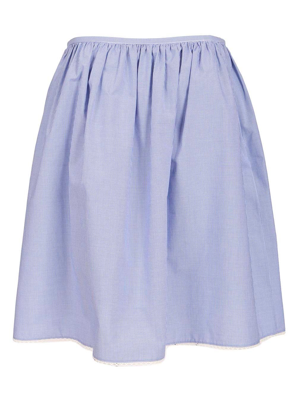Miu Miu Gingham Skirt Gonne - Multicolor | e9768fc3005fa6e8f3fa3ddf006e4b3900ec3f62